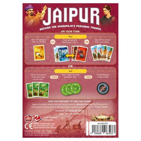 Jaipur Strategy Trading Card Game - Picture 2 of 6